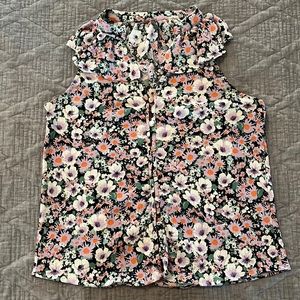 Sleeveless blouse from Anthropologie